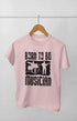 Women’s Half Sleeve Round Neck Musician - XS / Light Pink