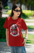 Women’s Half Sleeve Round Neck Relationship Status - Red / XS