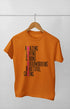 Women’s Half Sleeve Round Neck Tshirt Amazing - XS / Orange