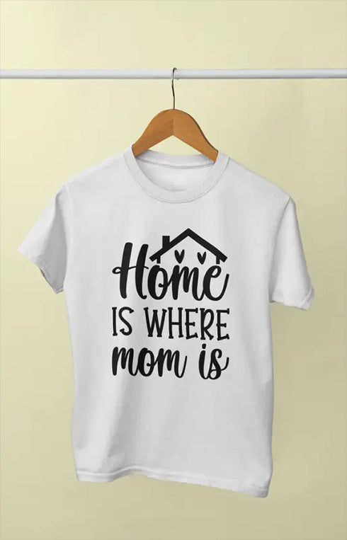 Women’s Half Sleeve Round Neck Tshirt Homeiswhere - XS / White