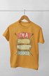 Women’s Half Sleeve Round Neck Tshirt ShipponKnotty - XS / Golden Yellow