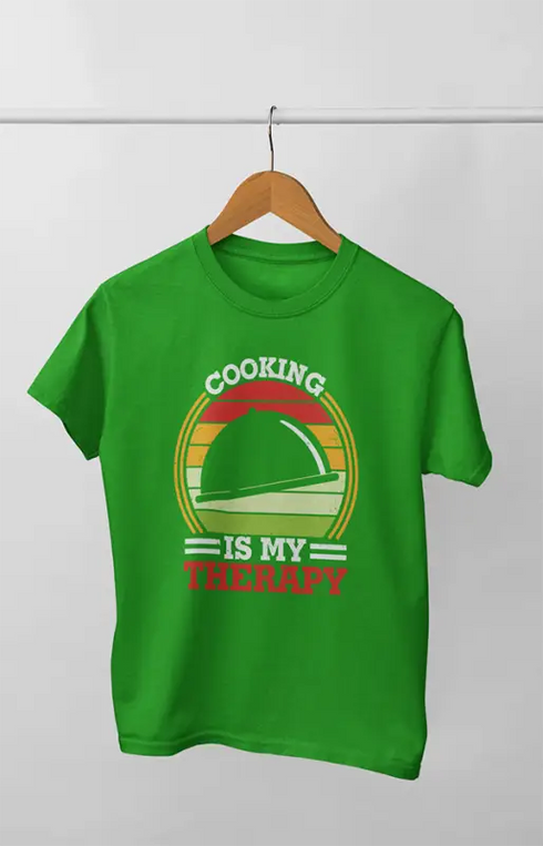 Women’s Half Sleeve Round Neck Tshirt Therapy - XS / Flat Green