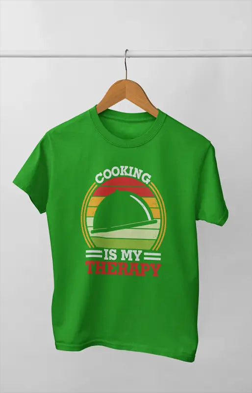 Women’s Half Sleeve Round Neck Tshirt Therapy - XS / Flat Green