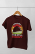Women’s Half Sleeve Round Neck Tshirt Therapy - XS / Maroon