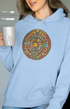 Womens Hooded SweatShirt Creative - Baby Blue / XS