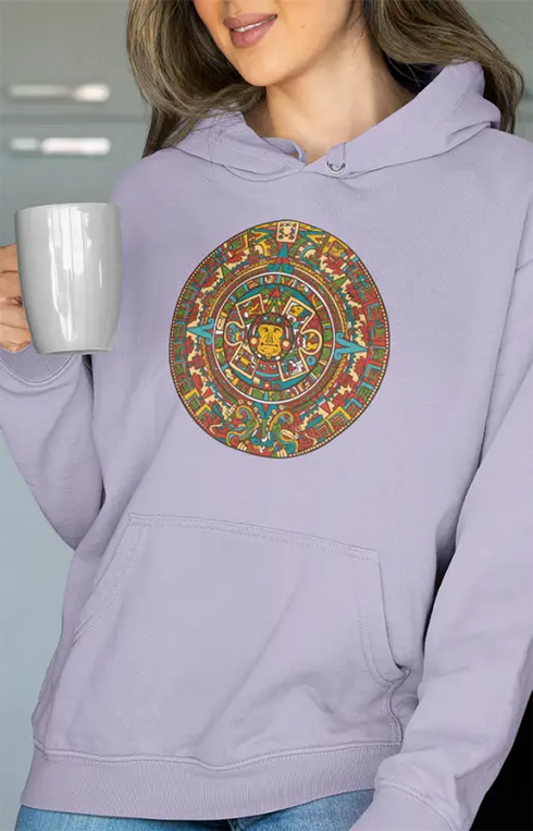 Womens Hooded SweatShirt Creative - Lavender / XS