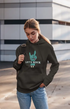 Womens Hooded SweatShirt Lets Rock