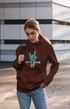 Womens Hooded SweatShirt Lets Rock