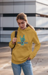 Womens Hooded SweatShirt Lets Rock