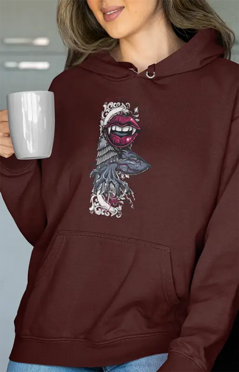 Womens Hooded SweatShirt Lipsy - Maroon / XS