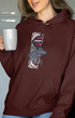 Womens Hooded SweatShirt Lipsy - Maroon / XS