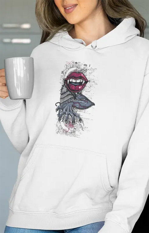 Womens Hooded SweatShirt Lipsy - White / XS