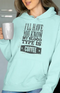 Womens Hooded SweatShirt My Blood - Mint / XS