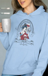Womens Hooded SweatShirt Original Appreal - Baby Blue / XS