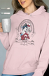 Womens Hooded SweatShirt Original Appreal - Light Baby Pink / XS