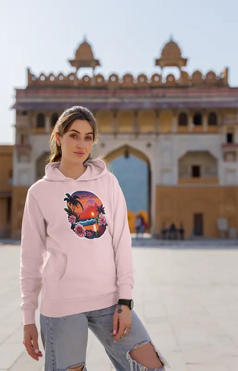 Womens Hooded SweatShirt Painting