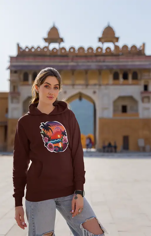 Womens Hooded SweatShirt Painting