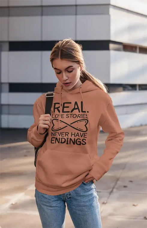 Womens Hooded SweatShirt Real