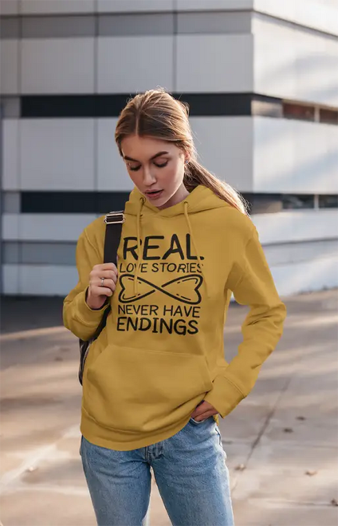 Womens Hooded SweatShirt Real