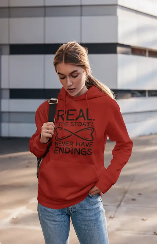 Womens Hooded SweatShirt Real