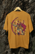 Womens Oversized Classic T-Shirt ArrowG - Mustard Yellow / XS