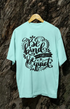Womens Oversized Classic T-Shirt Be Kind - Mint / XS