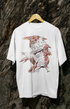 Womens Oversized Classic T-Shirt Eagle - White / XS