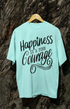 Womens Oversized Classic T-Shirt Happiness - Mint / XS