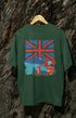 Womens Oversized Classic T-Shirt London - Bottle Green / XS