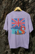 Womens Oversized Classic T-Shirt London - Lavender / XS