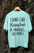 Womens Oversized Classic T-Shirt Morning People - Mint / XS