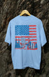 Mens Oversized Classic T-Shirt NewYork - Baby Blue / XS