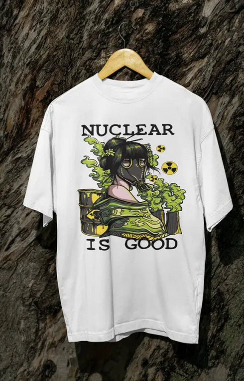 Womens Oversized Classic T-Shirt Nuclear - White / XS
